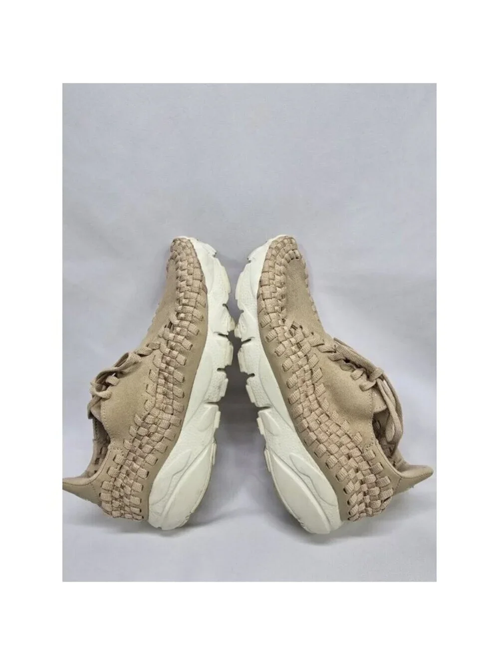 Nike AIR FOOTSCAPE WOVEN NM Khaki Size 8 Women's 917698-200